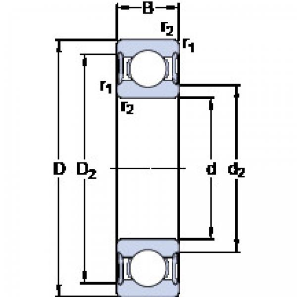 підшипник 6309-2RS1TN9/HC5C3WT SKF #1 image