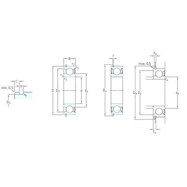 підшипник 6206-2ZNR SKF #1 image