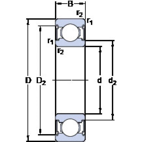 підшипник 628/6-2Z SKF #1 image