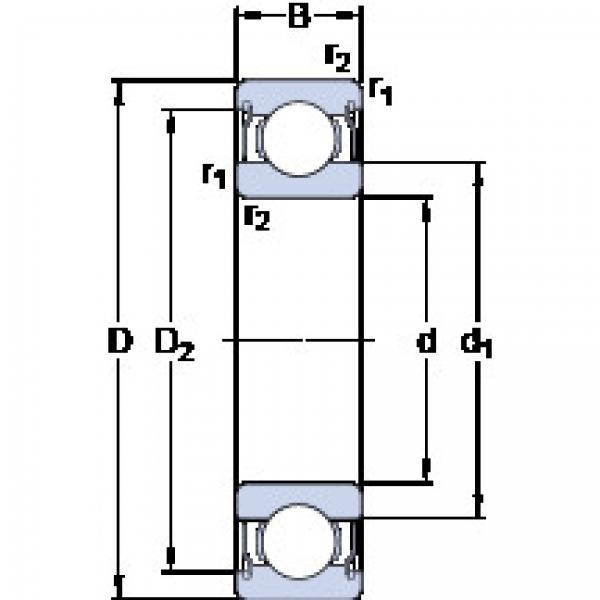 підшипник W 61700 X-2ZS SKF #1 image