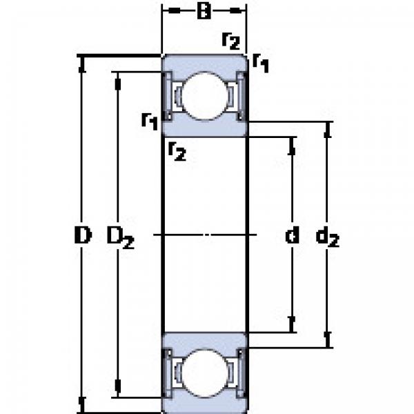 підшипник W 61803-2RS1 SKF #1 image