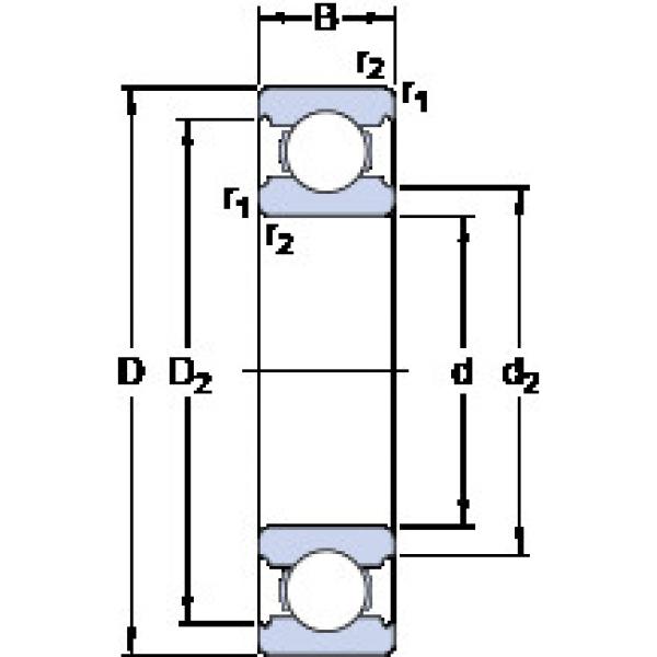 підшипник W 6001 SKF #1 image