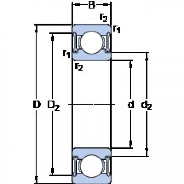 підшипник D/W R6-2RZ SKF #1 image