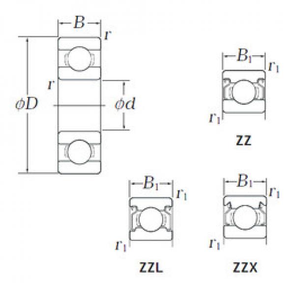 підшипник WOB67 ZZX KOYO #1 image