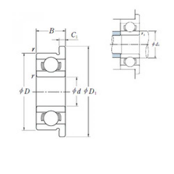 підшипник MF128 NSK #1 image