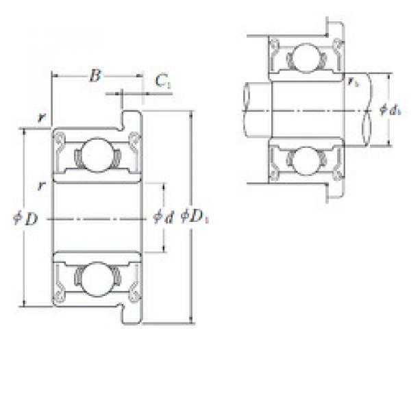 підшипник MF117ZZ NSK #1 image