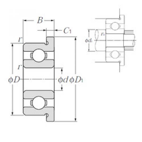 підшипник FLBC6-12 NTN #1 image