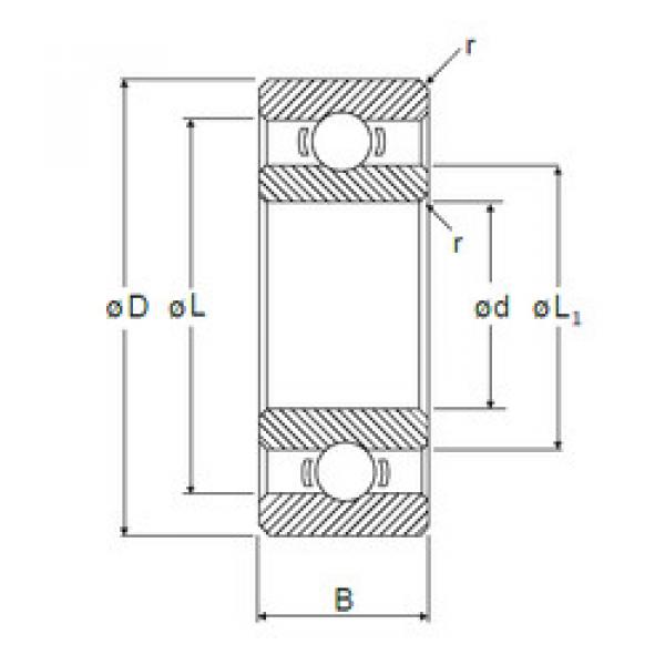 підшипник L-1050 NMB #1 image