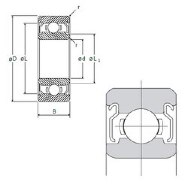 підшипник L-1470KK NMB #1 image