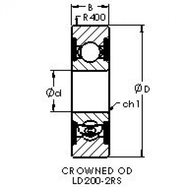 підшипник LD206-2RS AST #1 image