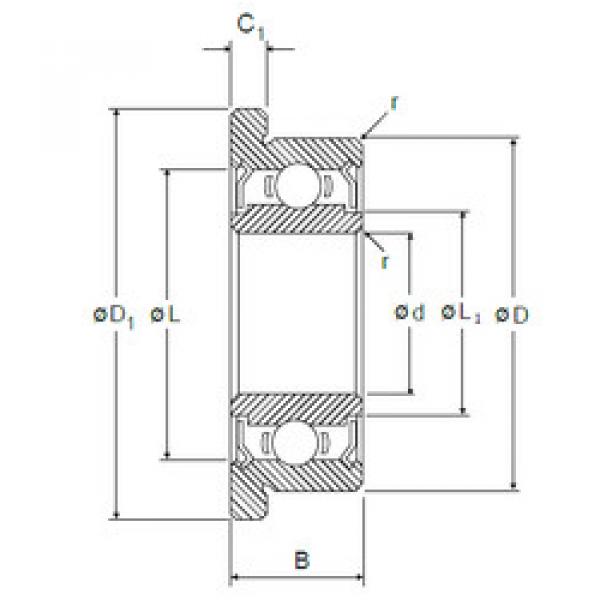 підшипник RIF-1438KK NMB #1 image