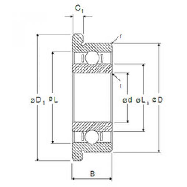 підшипник LF-310 NMB #1 image