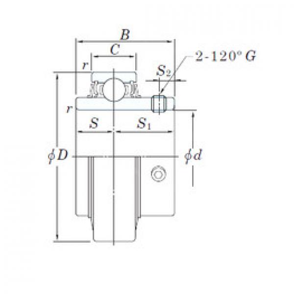 підшипник RB206-18 KOYO #1 image