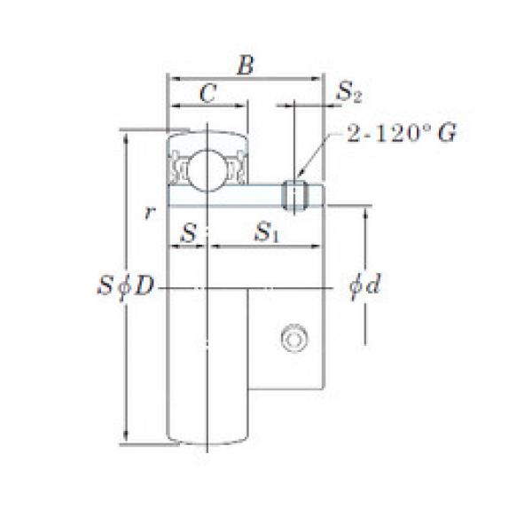 підшипник UCX07 KOYO #1 image