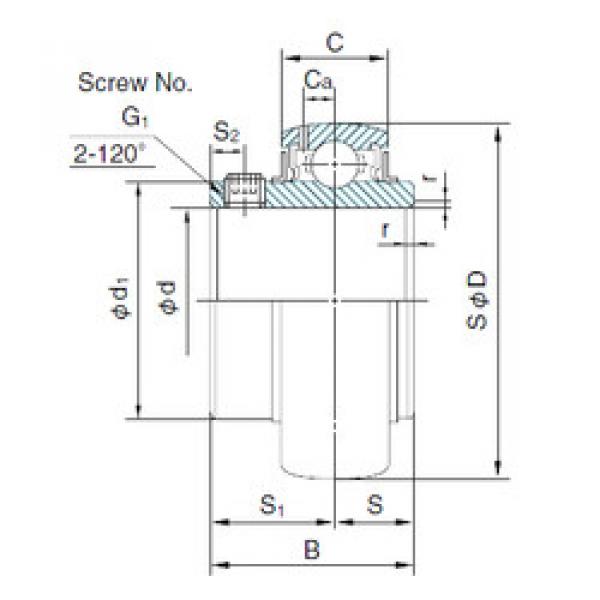 підшипник UC204 NACHI #1 image