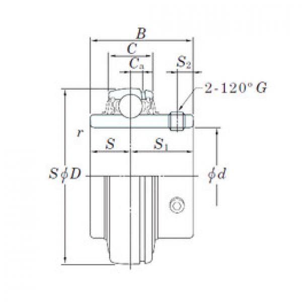 підшипник UC208S6 KOYO #1 image