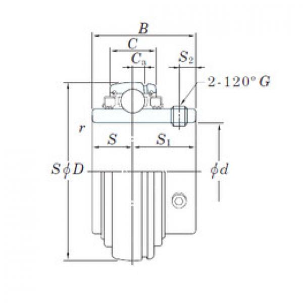 підшипник UC209L3 KOYO #1 image