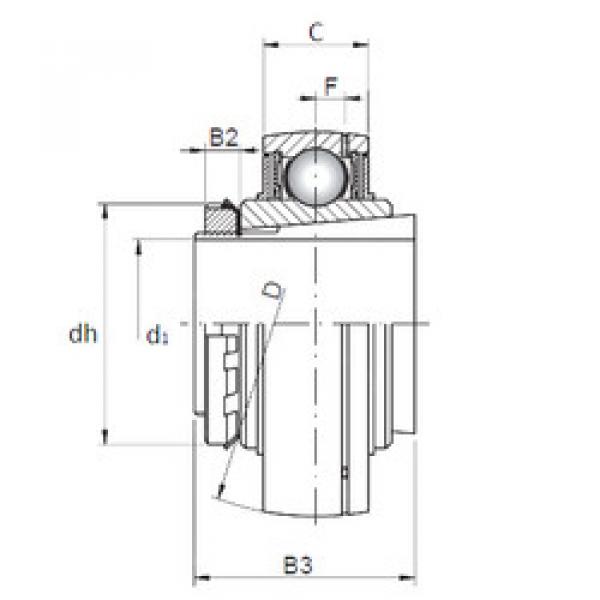 підшипник UK206+H2306 CX #1 image