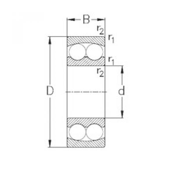 підшипник 1311 NKE #1 image