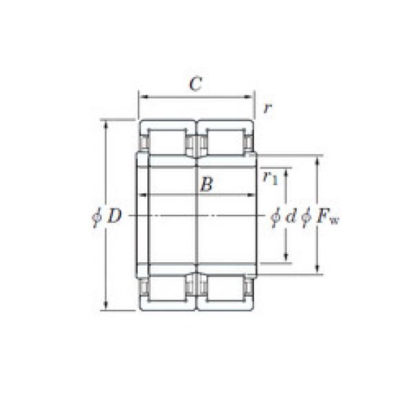 підшипник 2CR2624 KOYO #1 image