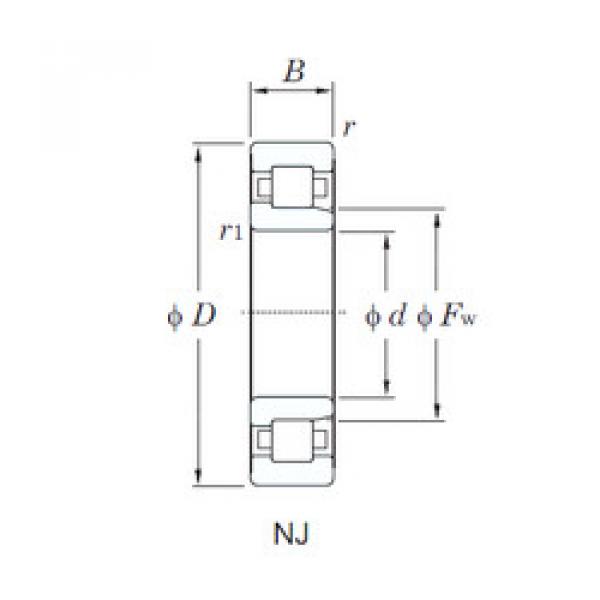 підшипник NJ220 KOYO #1 image