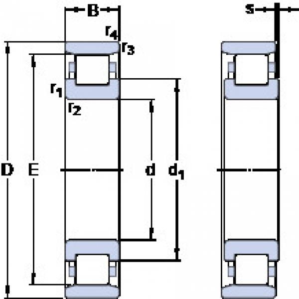 підшипник N 307 ECP SKF #1 image