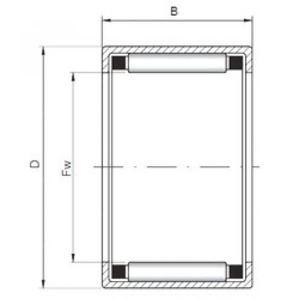 підшипник HK0709 ISO #1 image