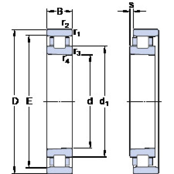 підшипник N 1012 KTN/HC5SP SKF #1 image