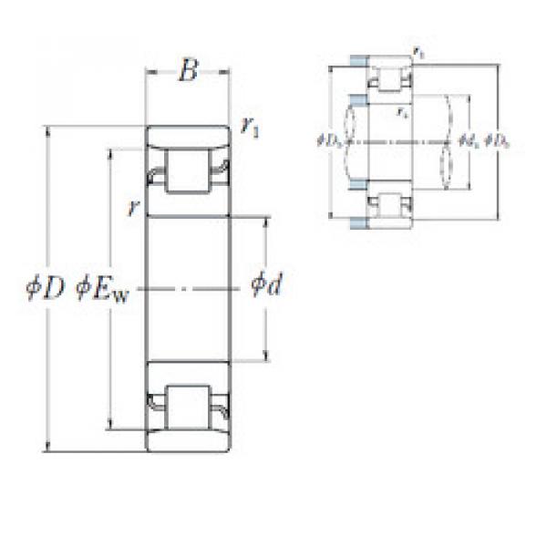 підшипник N 208 NSK #1 image