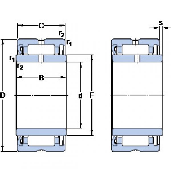 підшипник NA 4908 RS SKF #1 image