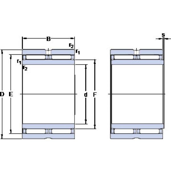 підшипник NAO 25x42x32 SKF #1 image