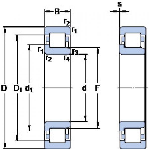 підшипник NJ 209 ECJ SKF #1 image