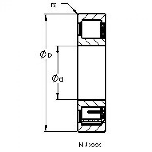 підшипник NJ214 ETN AST #1 image