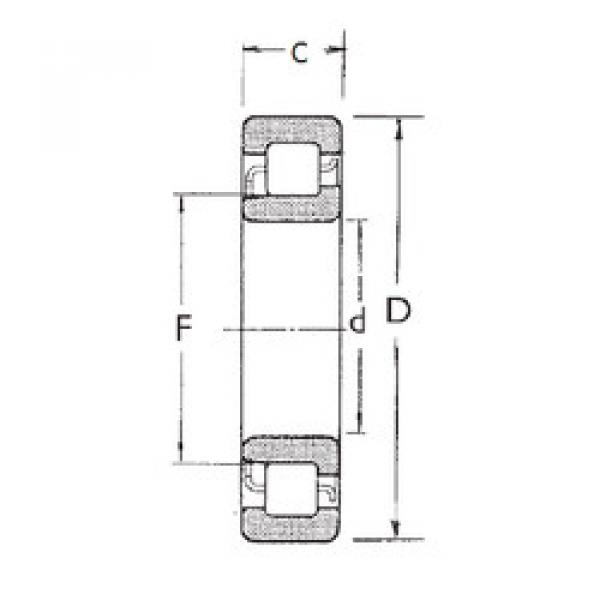 підшипник NJ206 FBJ #1 image