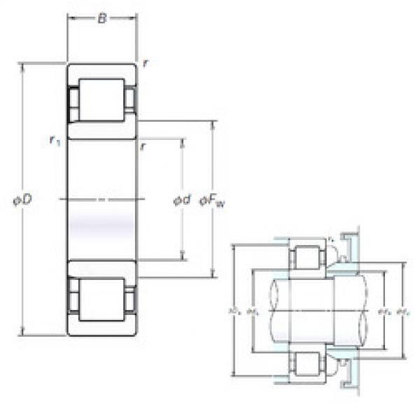 підшипник NJ209EM NSK #1 image