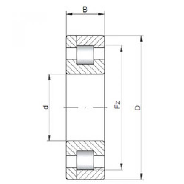 підшипник NP203 E CX #1 image