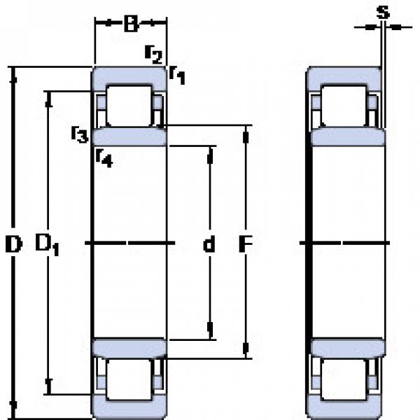 підшипник NU 1016 ECM SKF #1 image