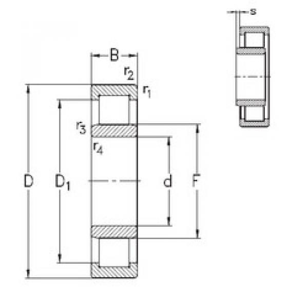 підшипник NU1030-E-M6 NKE #1 image