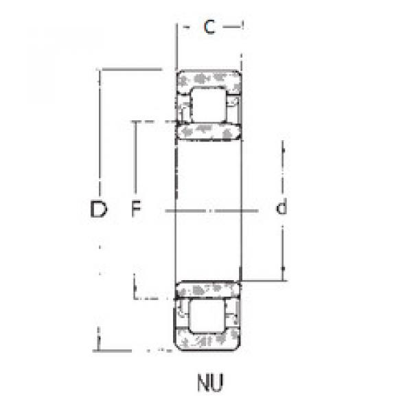 підшипник NU2314 FBJ #1 image