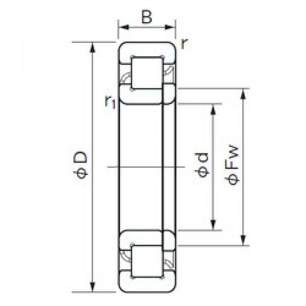 підшипник NUP 2306 NACHI #1 image