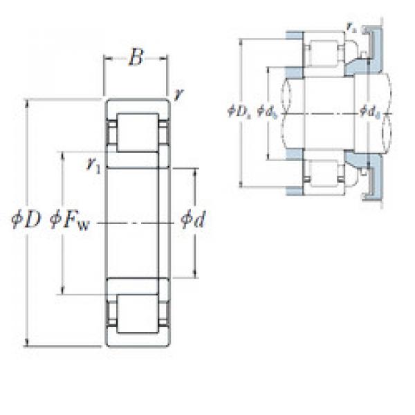 підшипник NUP 306 EW NSK #1 image