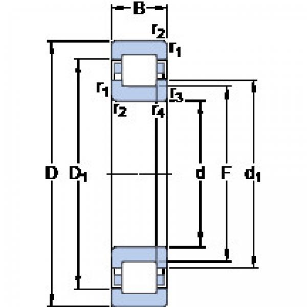 підшипник NUP 218 ECM SKF #1 image