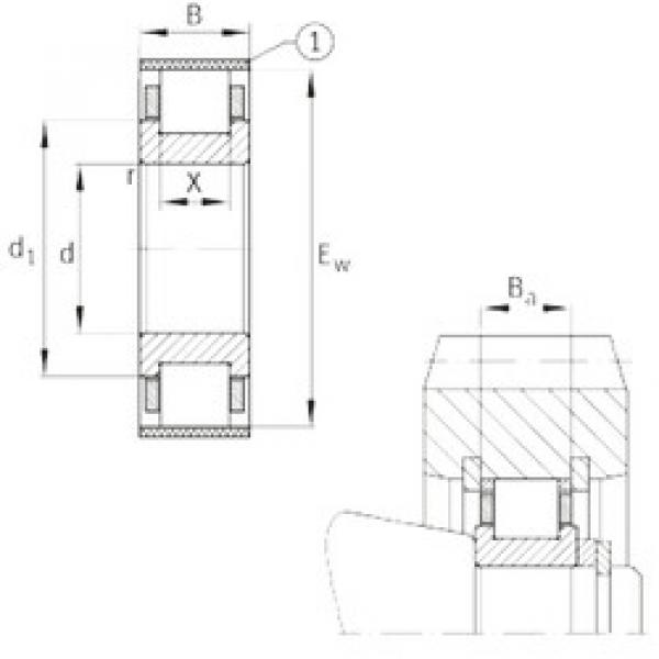 підшипник RN234-E-MPBX FAG #1 image