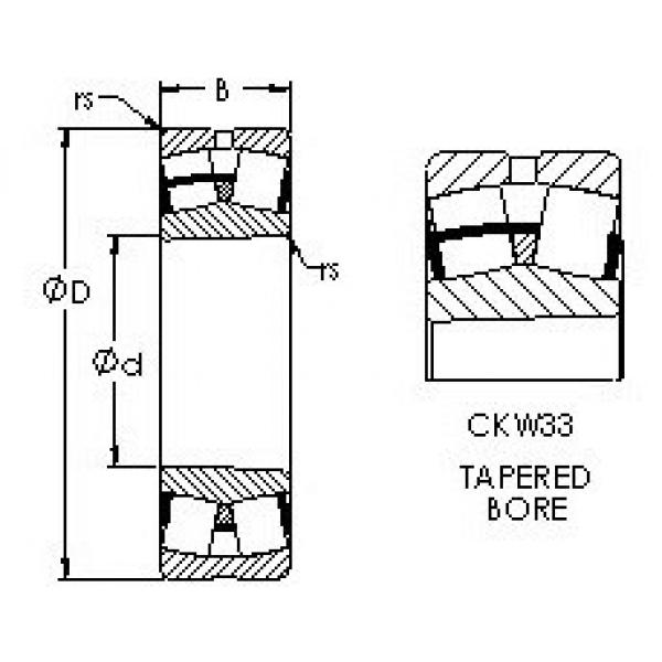 підшипник 23160CAKW33 AST #1 image