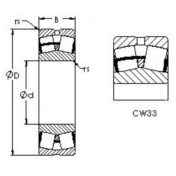 підшипник 23164CAW33 AST #1 image