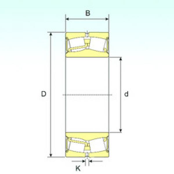 підшипник 22206-2RS ISB #1 image