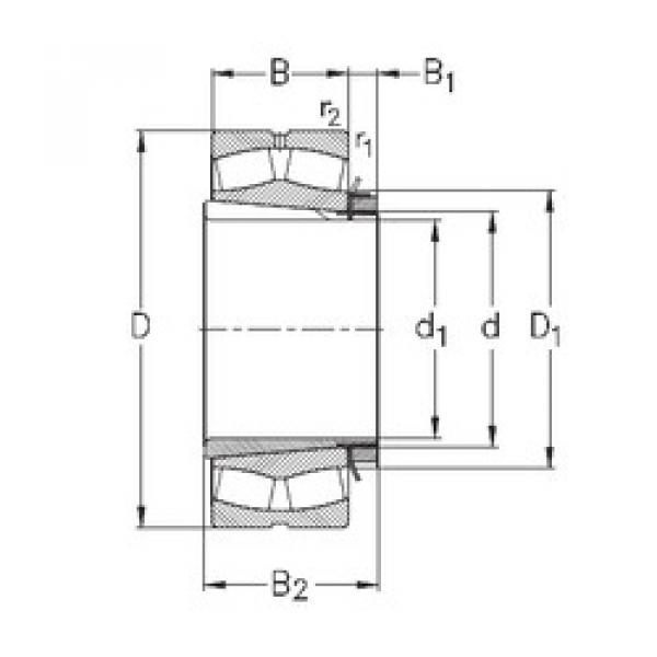 підшипник 23044-K-MB-W33+OH3044-H NKE #1 image