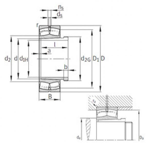 підшипник 22238-K-MB+AH2238G FAG #1 image