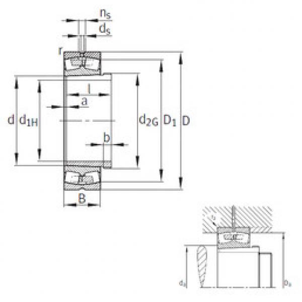 підшипник 22264-K-MB+AH2264G FAG #1 image