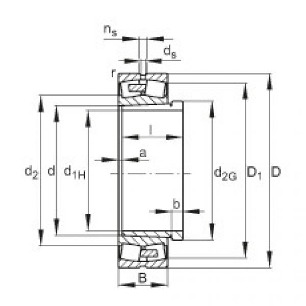 підшипник 23084-E1A-K-MB1 + AH3084G-H FAG #1 image